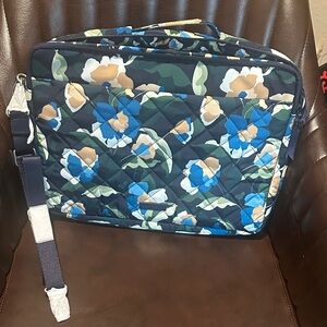 Vera Bradley Blue Floral Laptop Bag